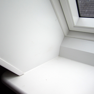 Innenausbau Fensterbank